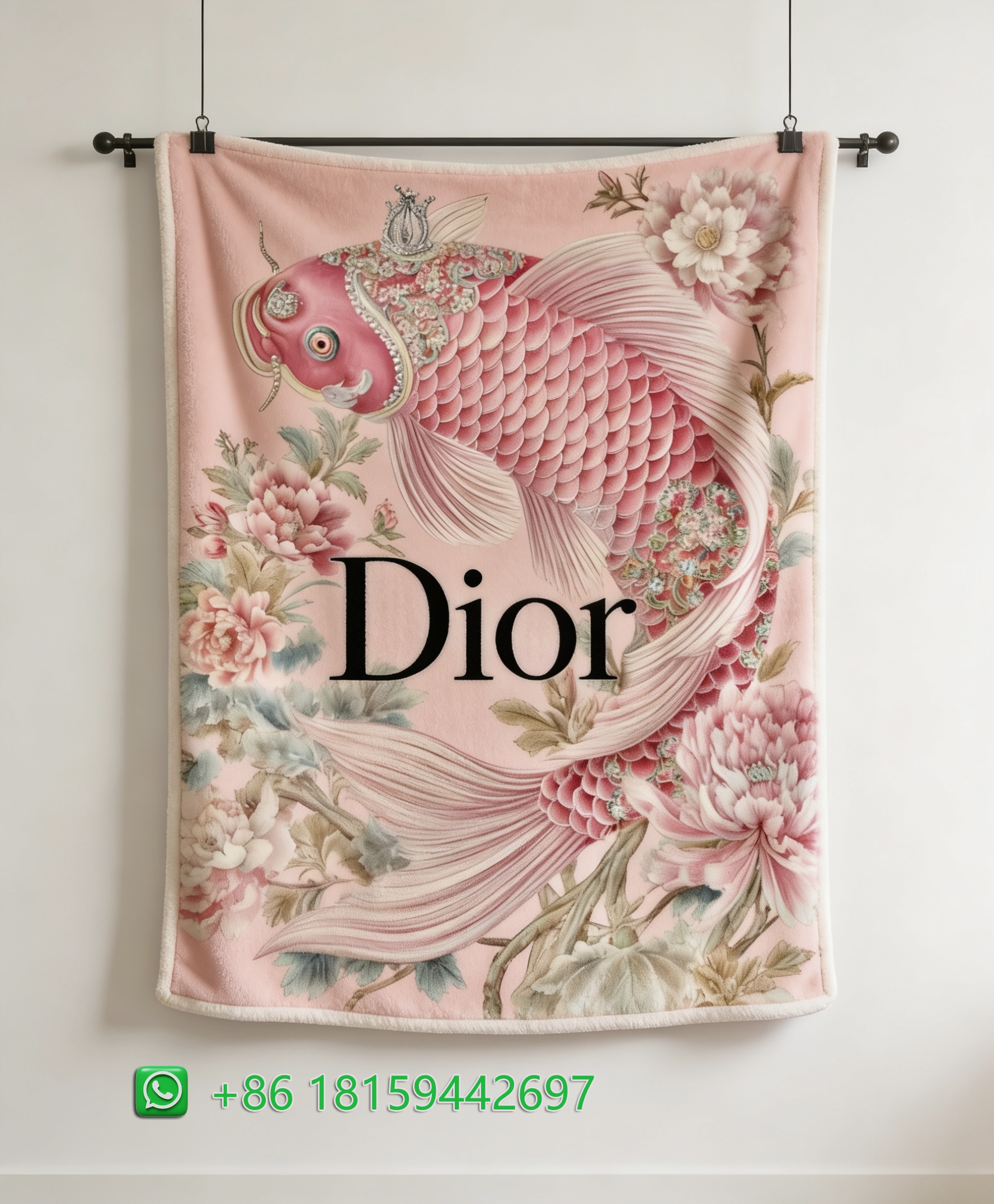 Dior Throw Blankets
